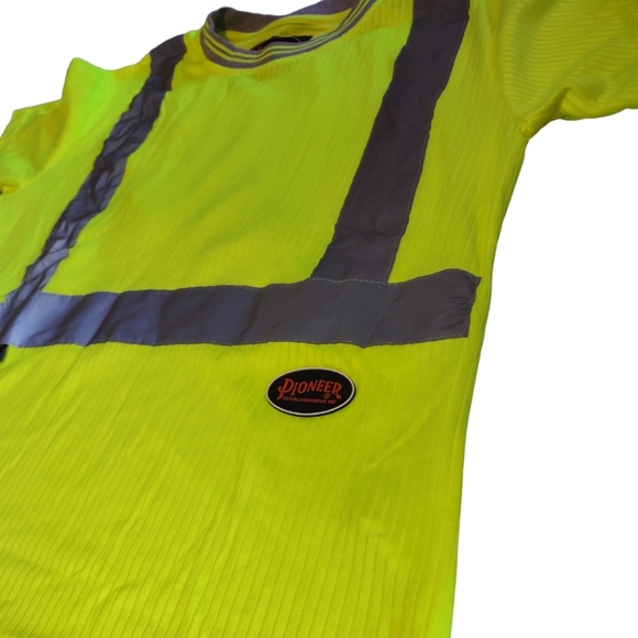 Women's Ribbed Heavy Hi Vis Tee - Picture 4 of 4